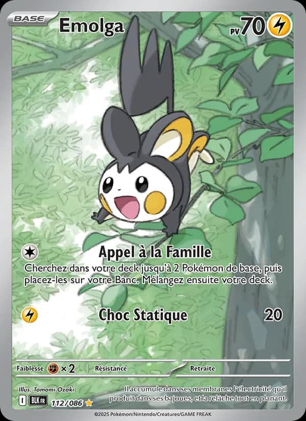 Emolga 112 — Foudre Noire
