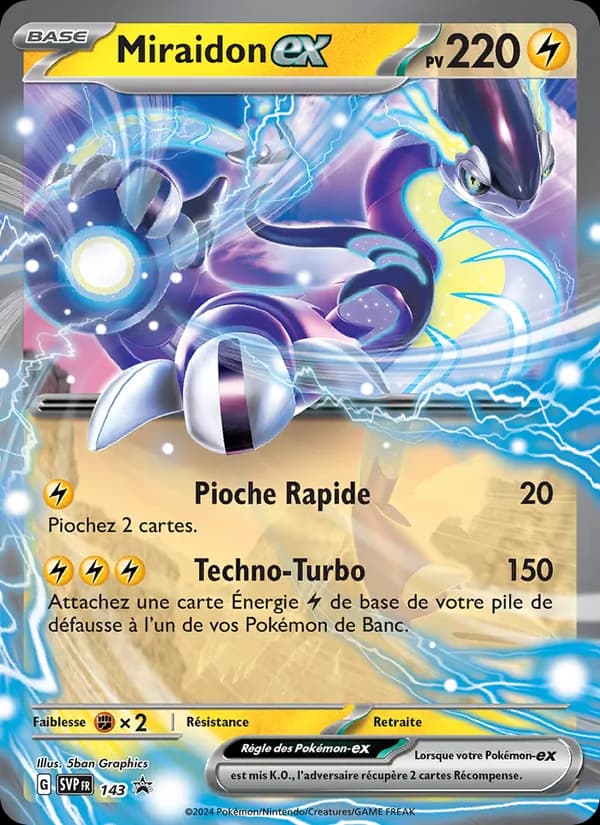Miraidon-ex 143 — SVP Black Star Promos