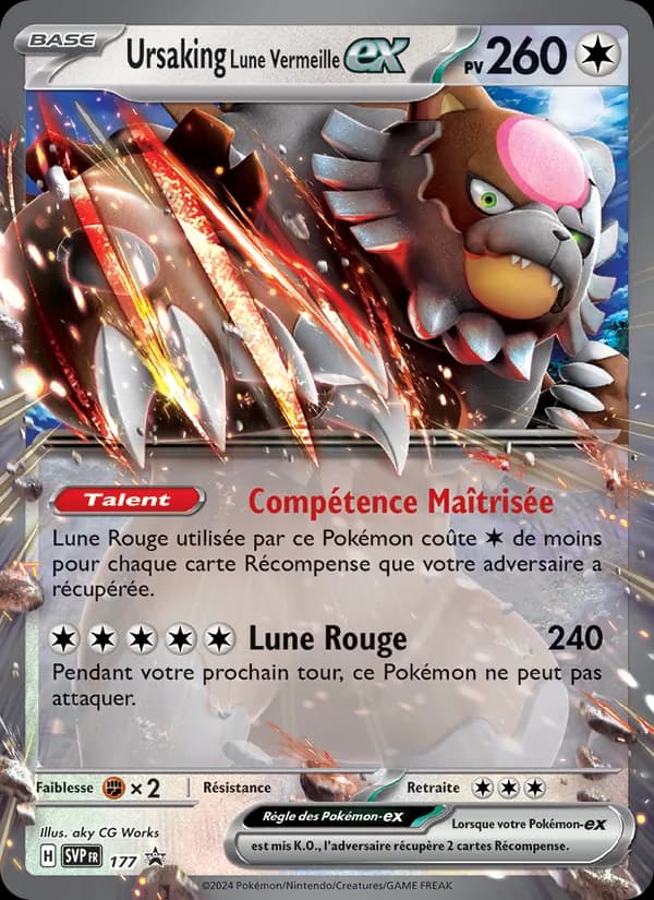 Ursaking Lune Vermeille-ex 177 — SVP Black Star Promos