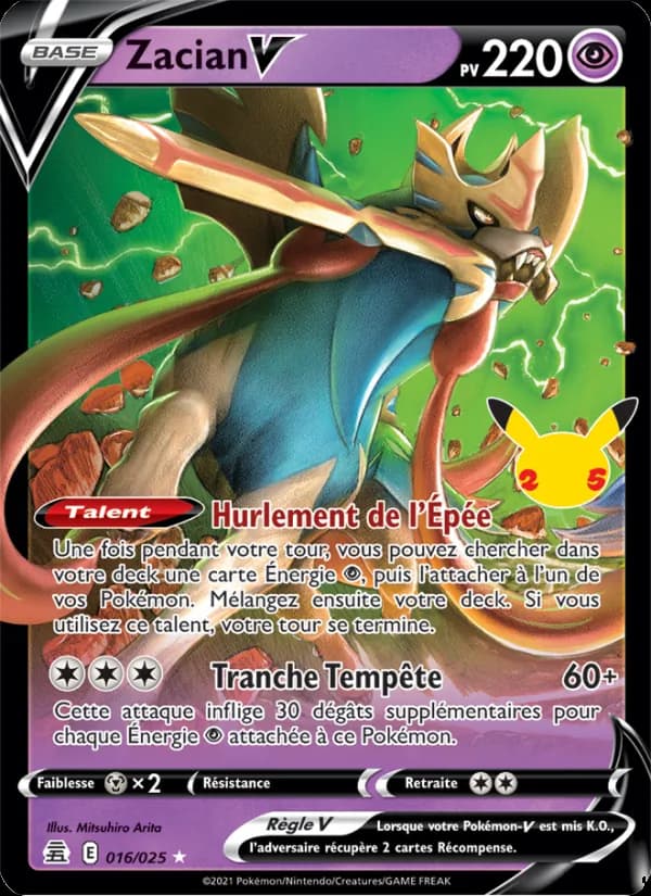 Zacian V 16 — Célébrations