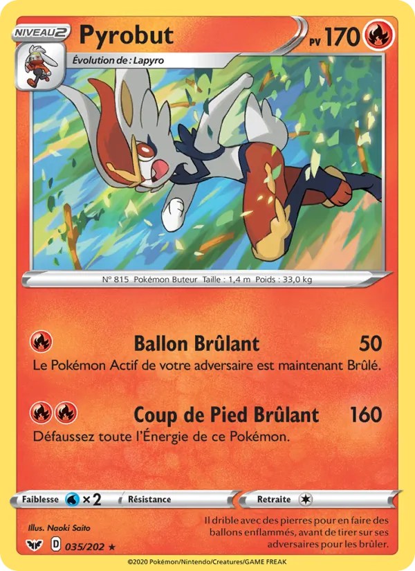 Pyrobut 35 — Épée et Bouclier