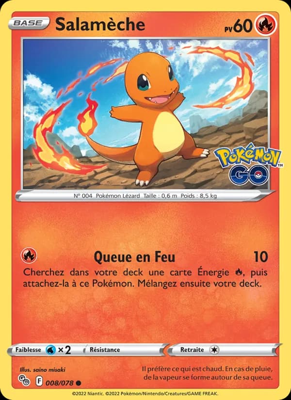 Salamèche 008 — Pokémon GO
