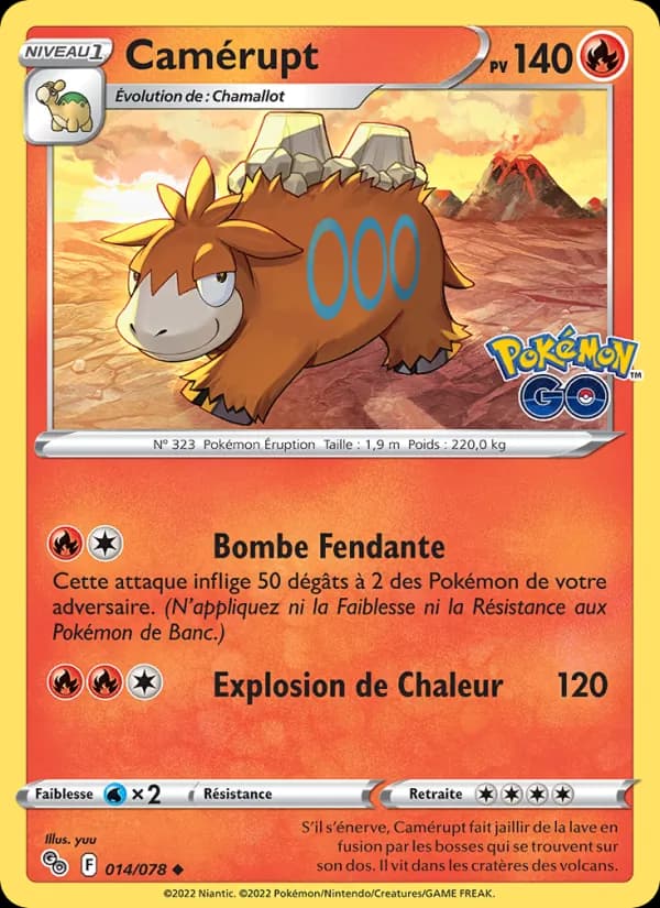 Camérupt 014 — Pokémon GO