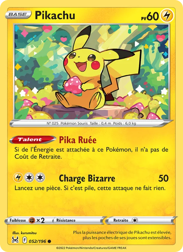 Pikachu 052 — Origine Perdue