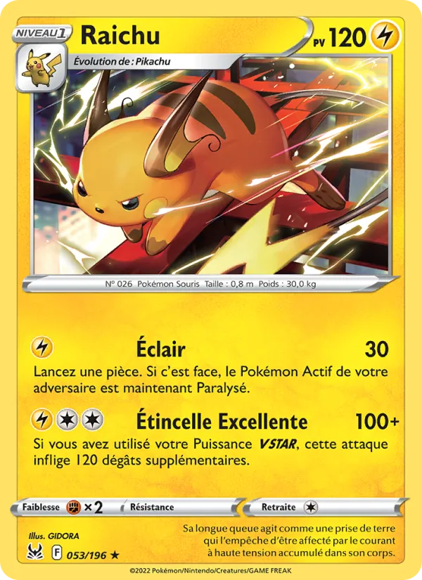 Raichu 053 — Origine Perdue