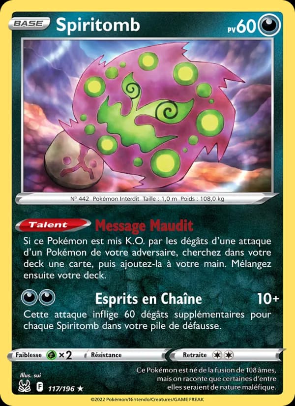 Spiritomb 117 — Origine Perdue