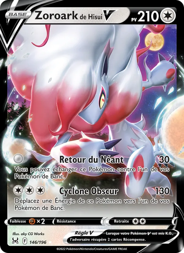 Zoroark de Hisui V 146 — Origine Perdue