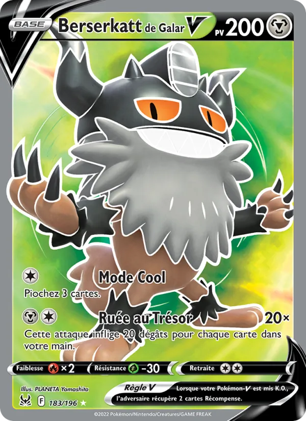 Berserkatt de Galar V 183 — Origine Perdue