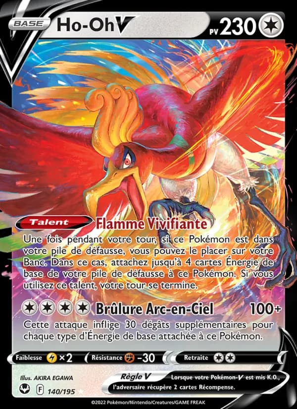 Ho-Oh V 140 — Tempête Argentée
