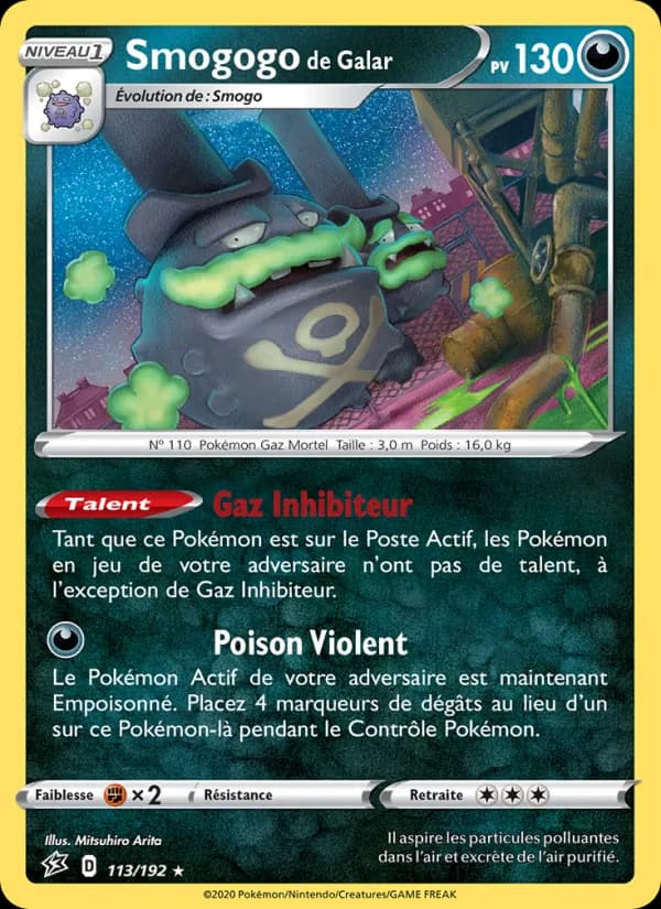 Smogogo de Galar 113 — Clash des Rebelles