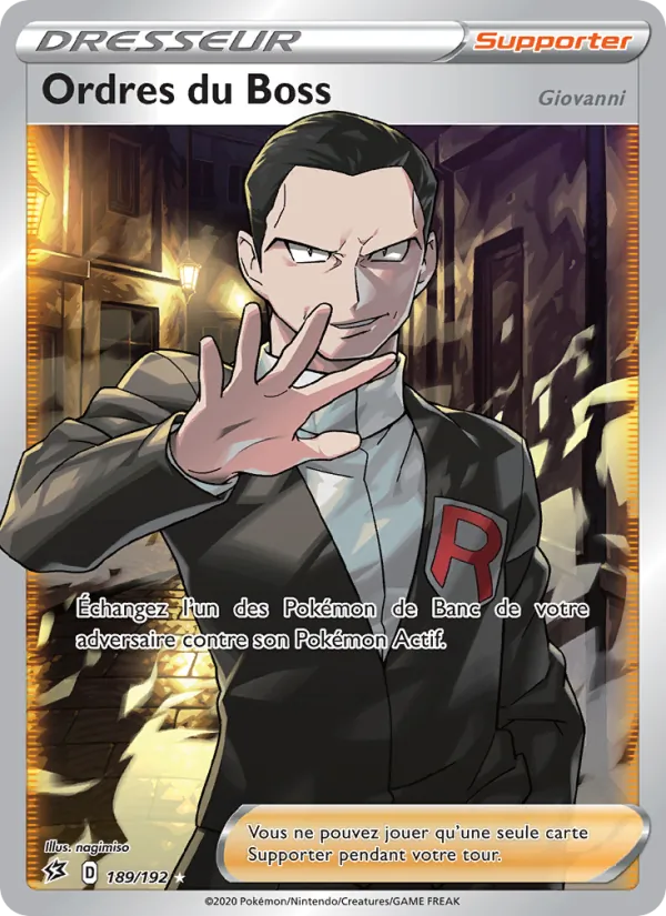 Ordres du Boss (Giovanni) 189 — Clash des Rebelles