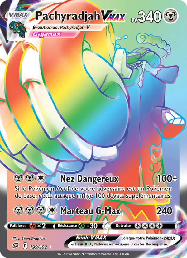 Pachyradjah VMAX 199 — Clash des Rebelles