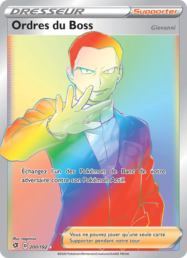 Ordres du Boss (Giovanni) 200 — Clash des Rebelles