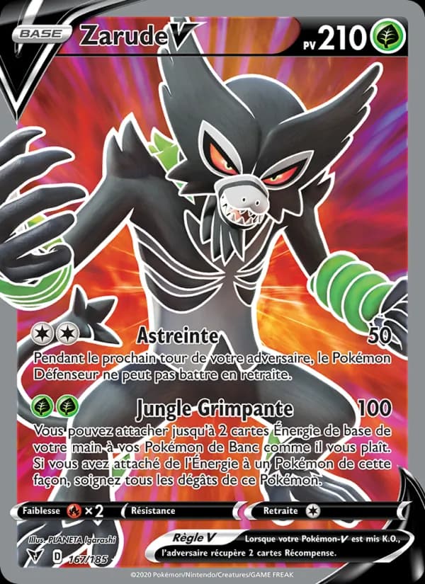 Zarude V 167 — Voltage Éclatant