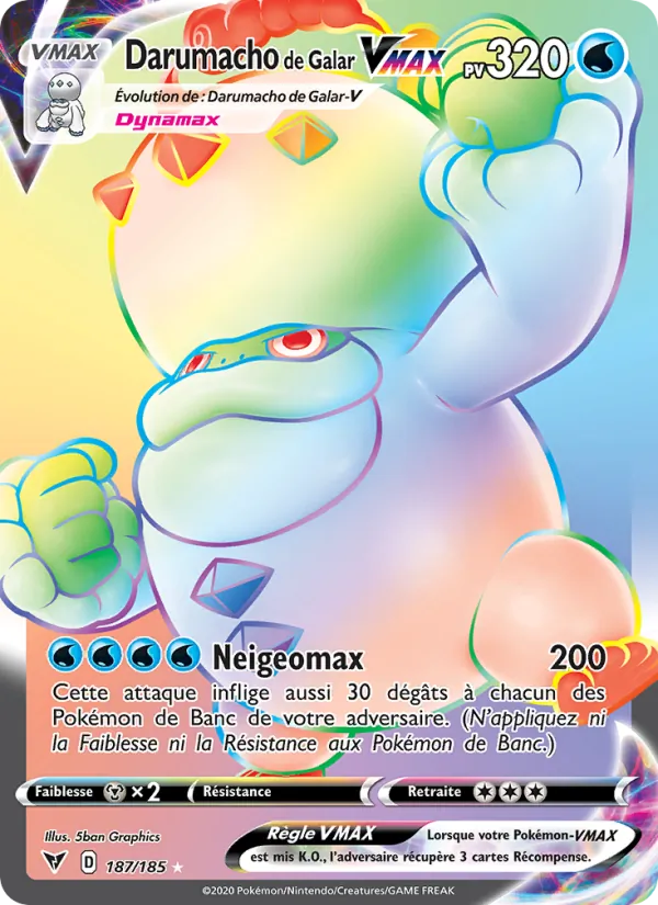Darumacho de Galar VMAX 187 — Voltage Éclatant