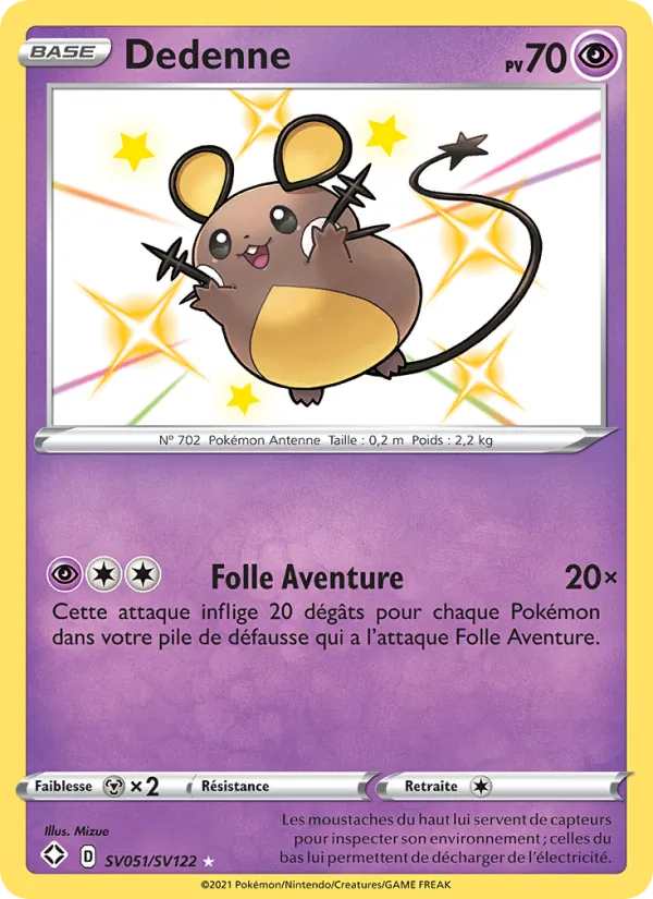 Dedenne SV051 — Destinées Radieuses