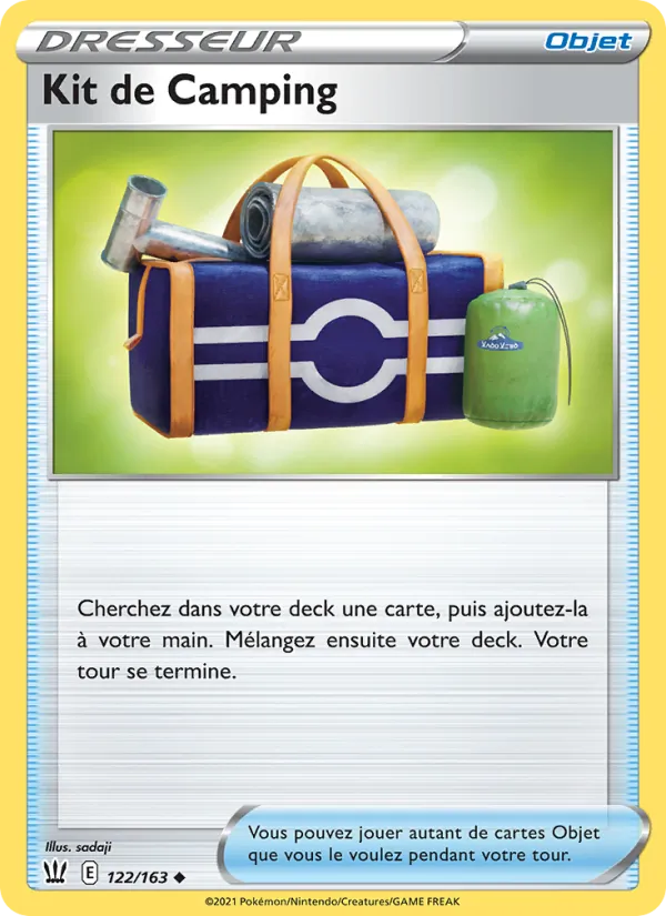 Kit de Camping 122 — Styles de combat