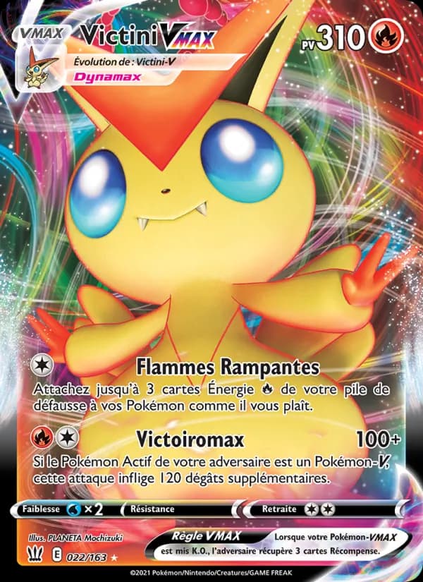 Victini VMAX 22 — Styles de combat