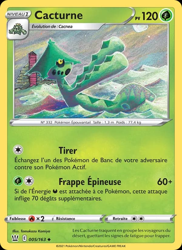Cacturne 5 — Styles de combat