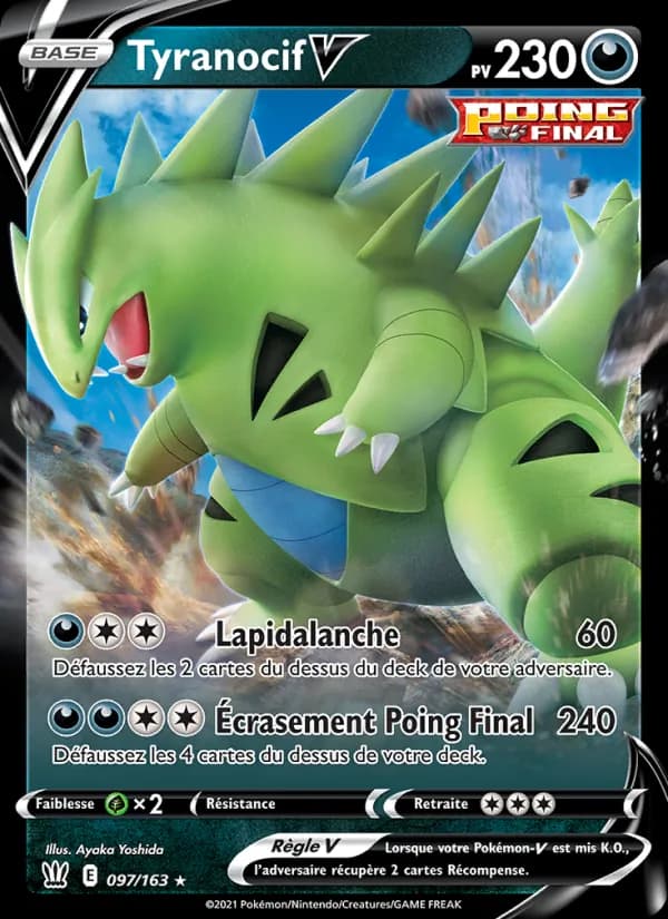 Tyranocif V 97 — Styles de combat