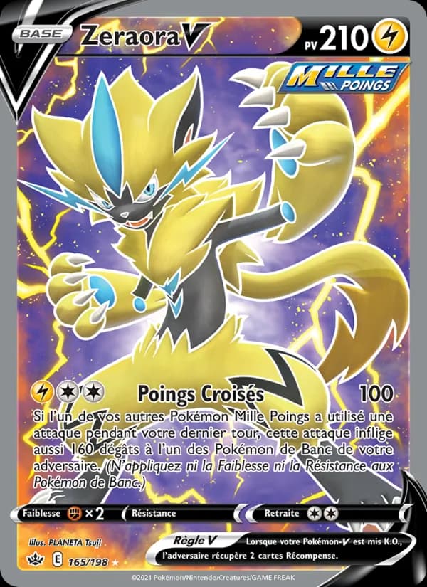 Zeraora V 165 — Règne de Glace