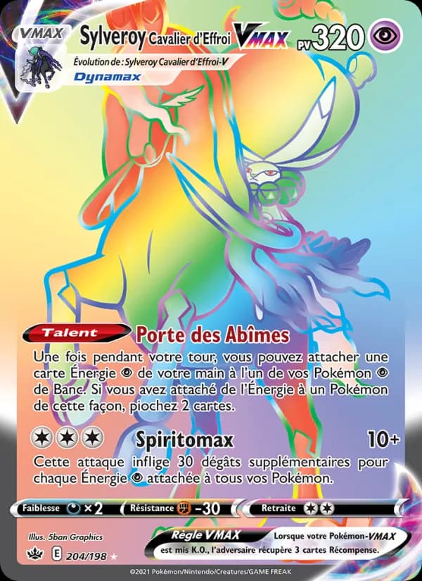 Sylveroy Cavalier d'Effroi VMAX 204 — Règne de Glace