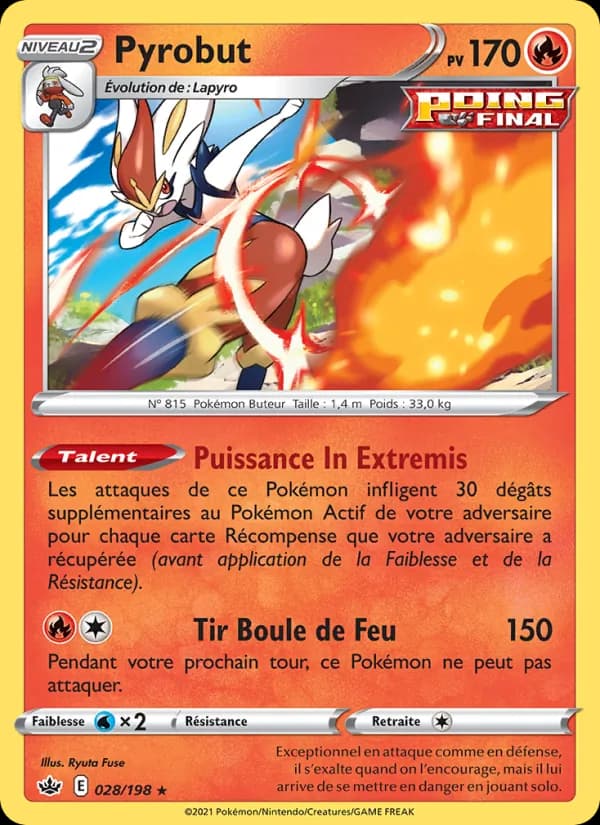 Pyrobut 28 — Règne de Glace