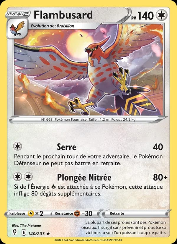 Flambusard 140 — Évolution Céleste
