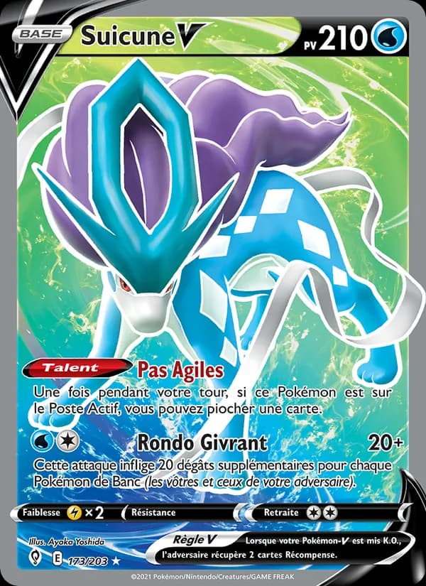 Suicune V 173 — Évolution Céleste