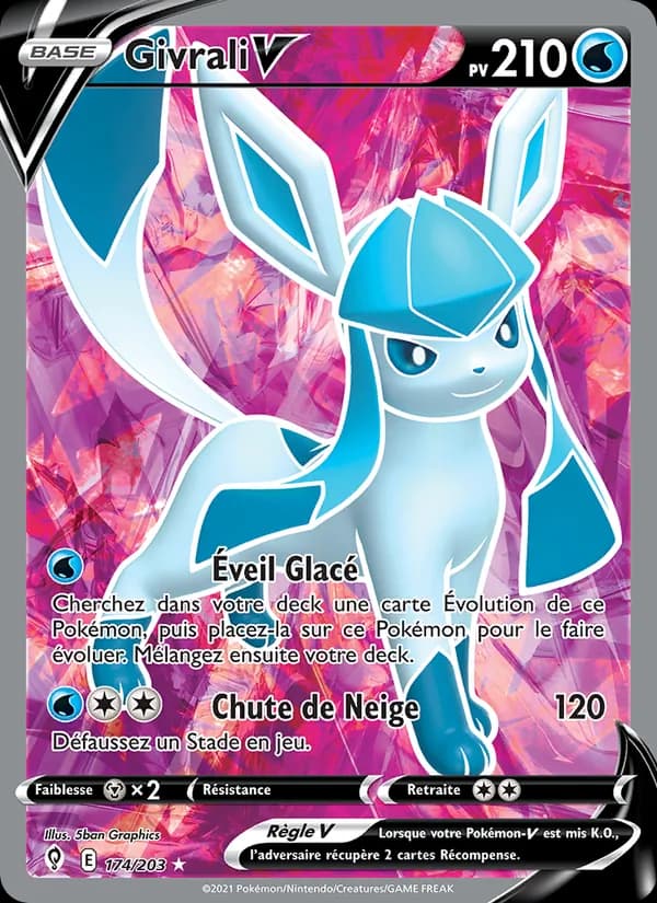 Givrali V 174 — Évolution Céleste