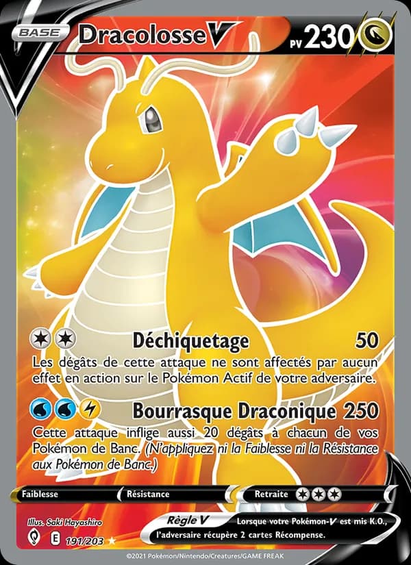 Dracolosse V 191 — Évolution Céleste