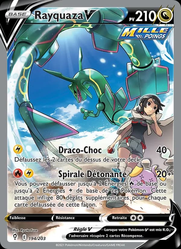 Rayquaza V 194 — Évolution Céleste