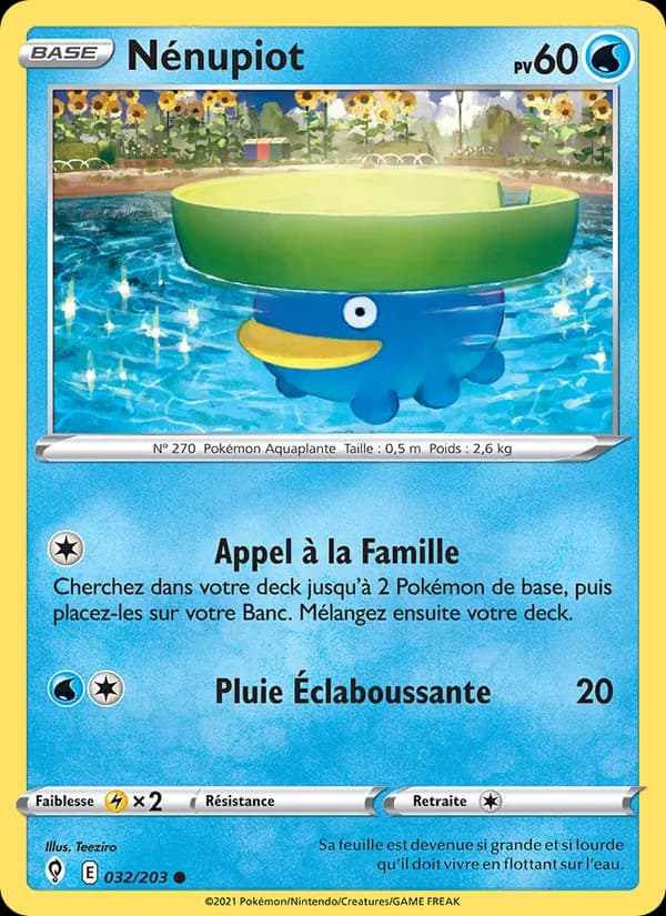 Nénupiot 32 — Évolution Céleste