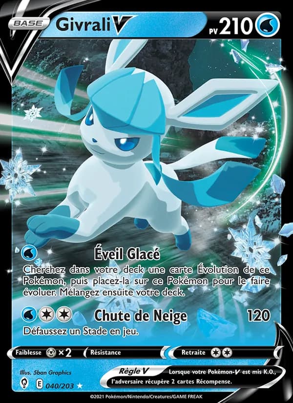 Givrali V 40 — Évolution Céleste