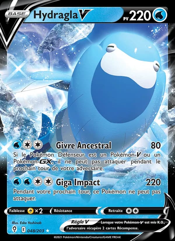 Hydragla V 48 — Évolution Céleste