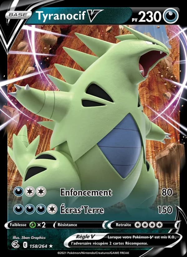 Tyranocif V 158 — Poing de Fusion