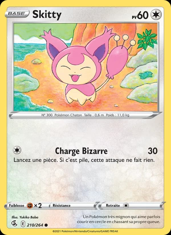 Skitty 210 — Poing de Fusion