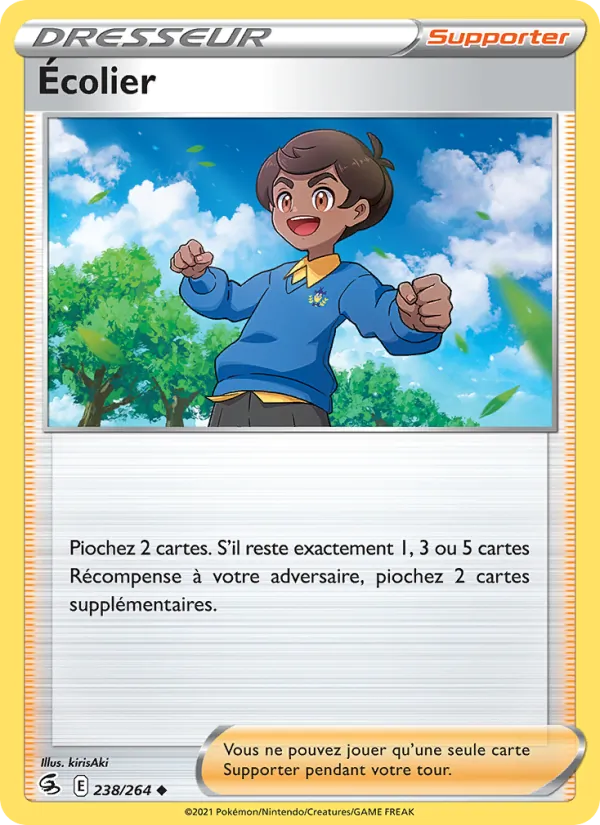 Écolier 238 — Poing de Fusion