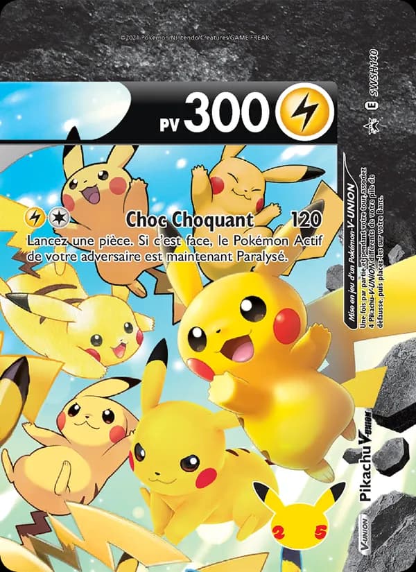 Pikachu V-UNION SWSH140 — Promo SWSH