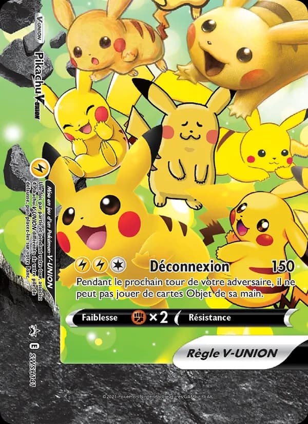 Pikachu V-UNION SWSH141 — Promo SWSH