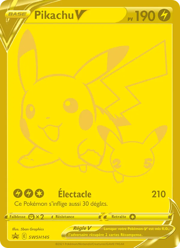 Pikachu V SWSH145 — Promo SWSH