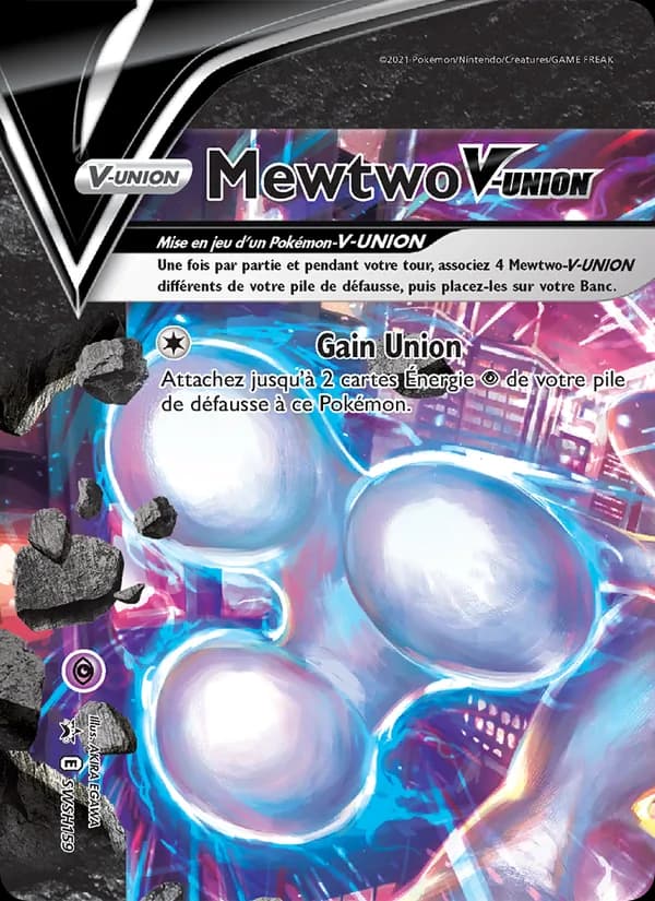 Mewtwo V-UNION SWSH159 — Promo SWSH