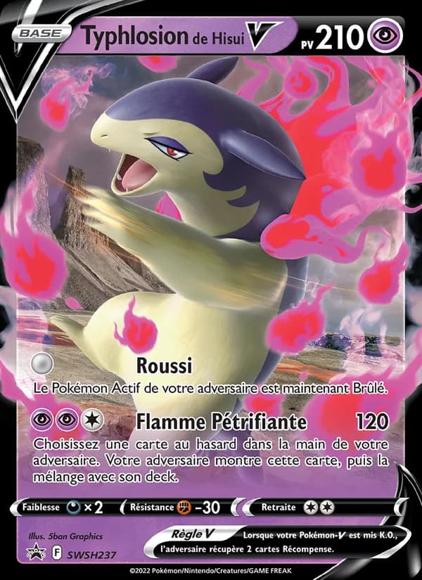 Typhlosion de Hisui V SWSH237 — Promo SWSH