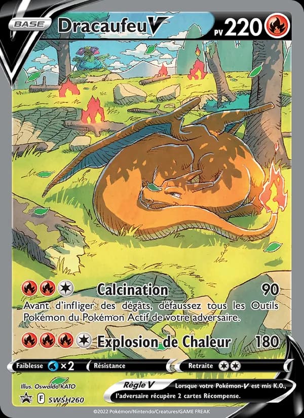 Dracaufeu V SWSH260 — Promo SWSH