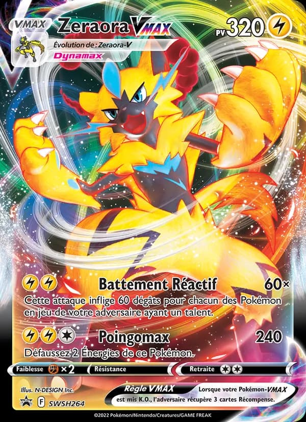 Zeraora VMAX SWSH264 — Promo SWSH