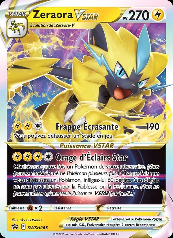 Zeraora VSTAR SWSH265 — Promo SWSH