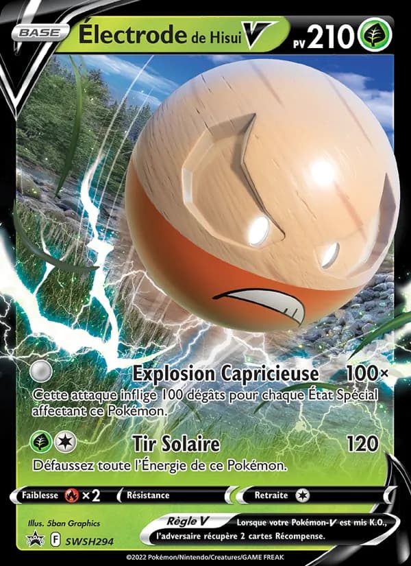 Électrode de Hisui V SWSH294 — Promo SWSH