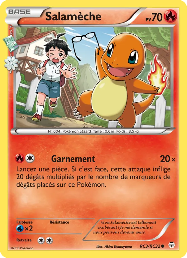 Salamèche RC3 — Générations
