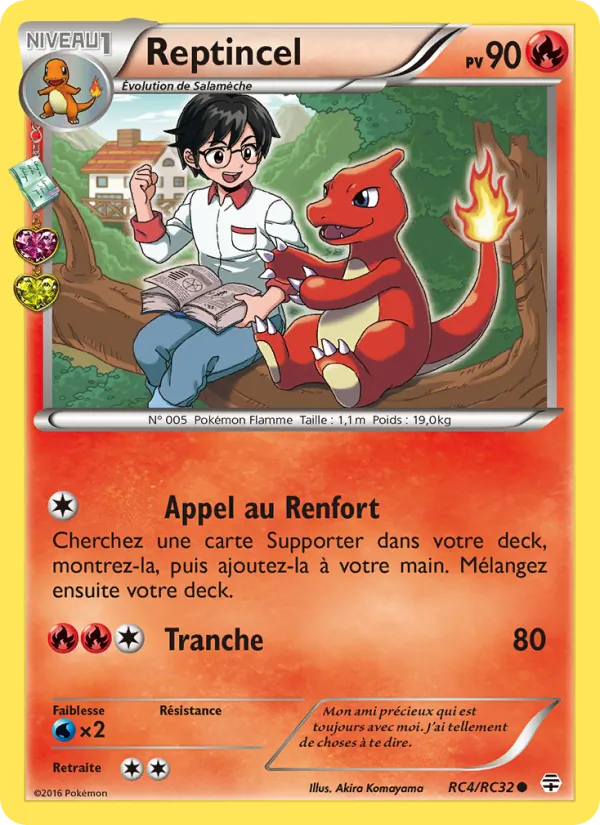Reptincel RC4 — Générations