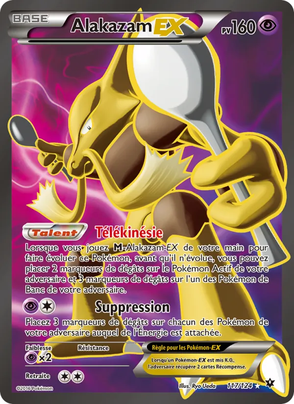 Alakazam EX 117 — Impact des Destins